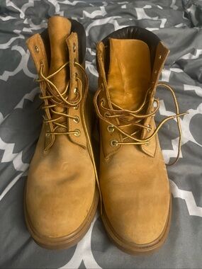 Timberland Wheat Lace-Up Work Boots